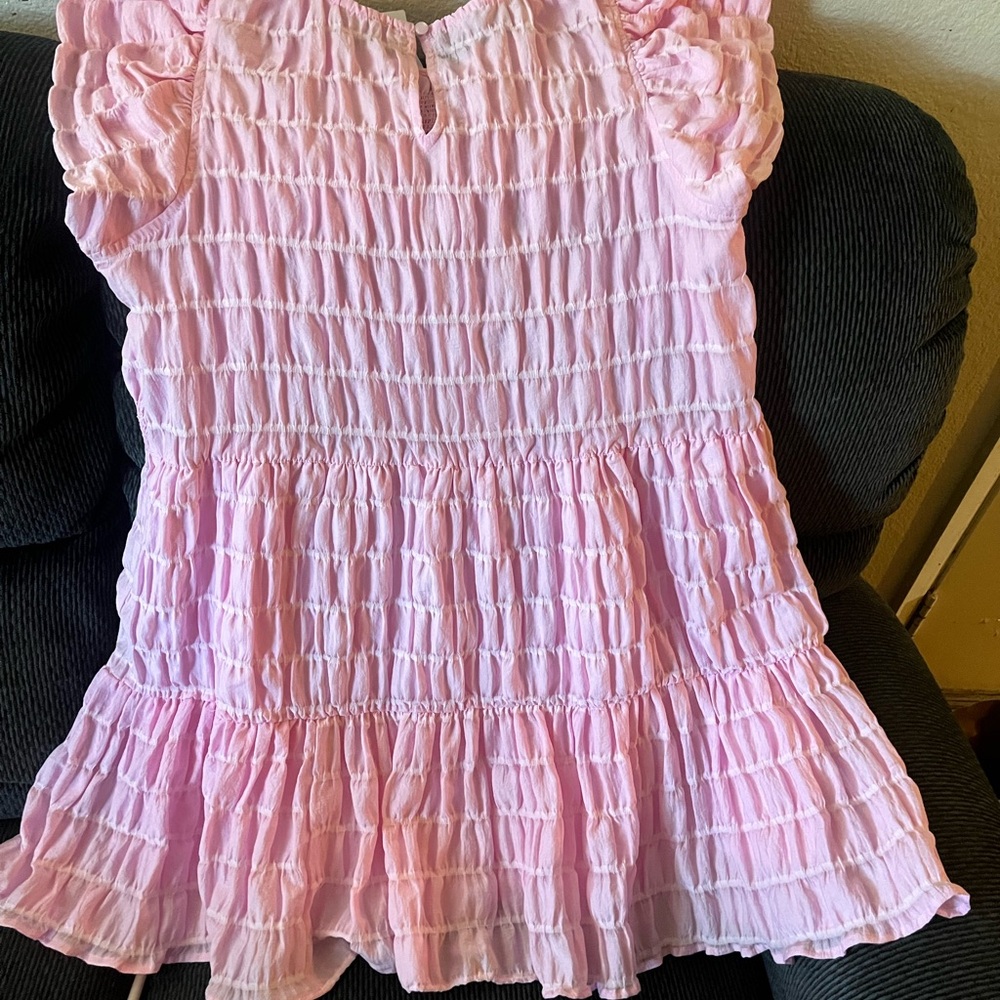 Pink Ruffled Dress - Picture 2 of 10
